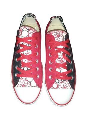 Converse x RED All‑Star Art Sneakers Men’s 5 Unisex Low Top